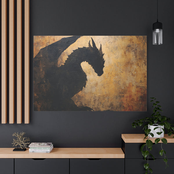 Elder Dragon - Textured Fantasy Wall Art