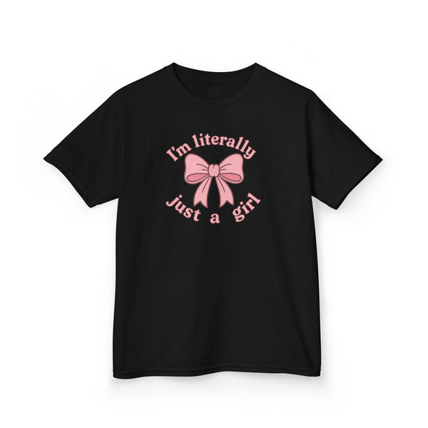 Literally Just a Girl Graphic Baby Tee