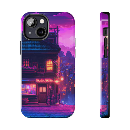 Zeke's Pub - Cyberpunk Pixel Art Phone Case