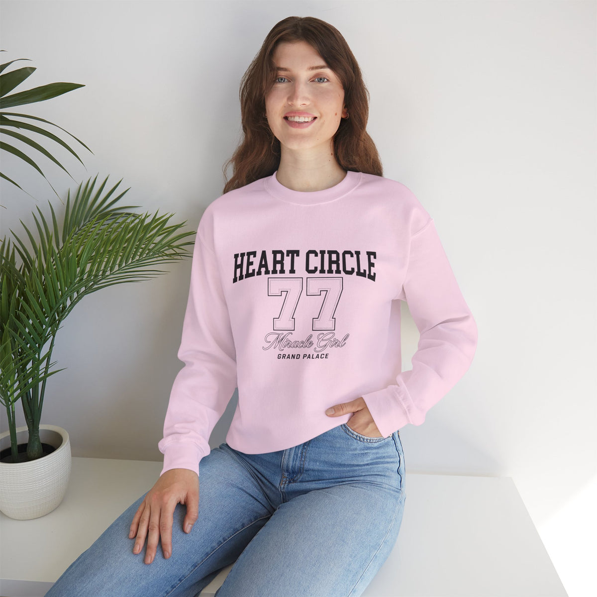 Miracle Girl 77 - Official Heart Circle Collegiate Sweatshirt