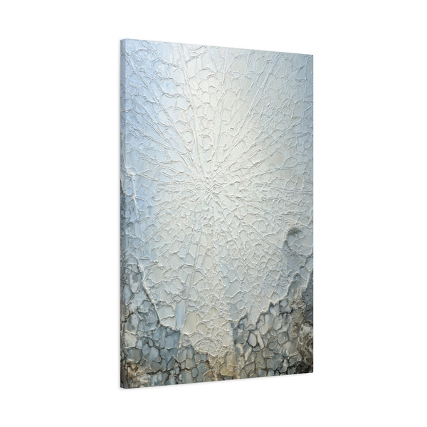 Frosted Glass - Abstract White Wall Art