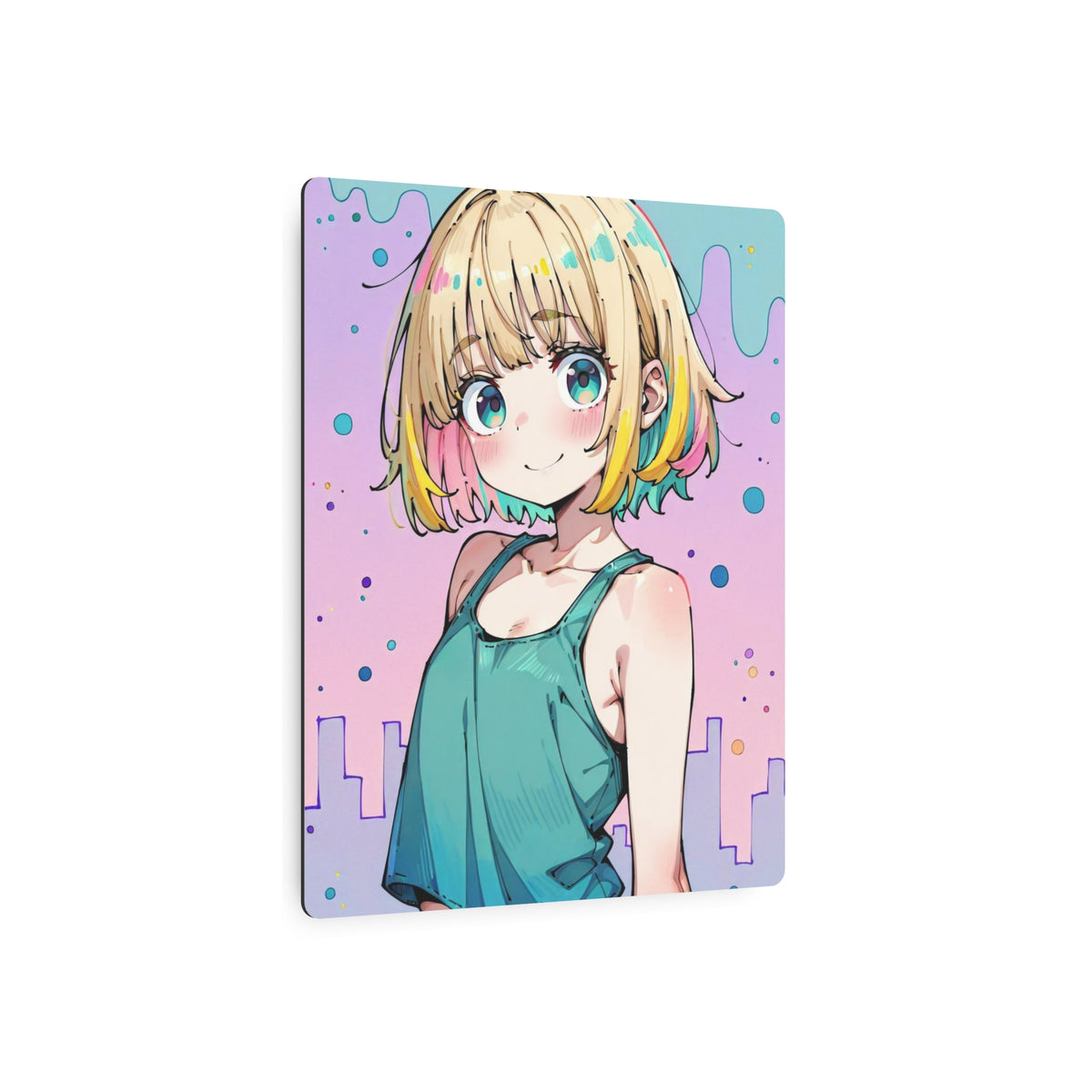 K.D. Pastel Twilight - Cute Anime Metal Poster
