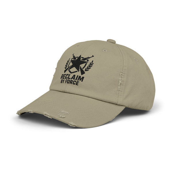Reclaim By Force - Military Aesthetic Distressed Cap