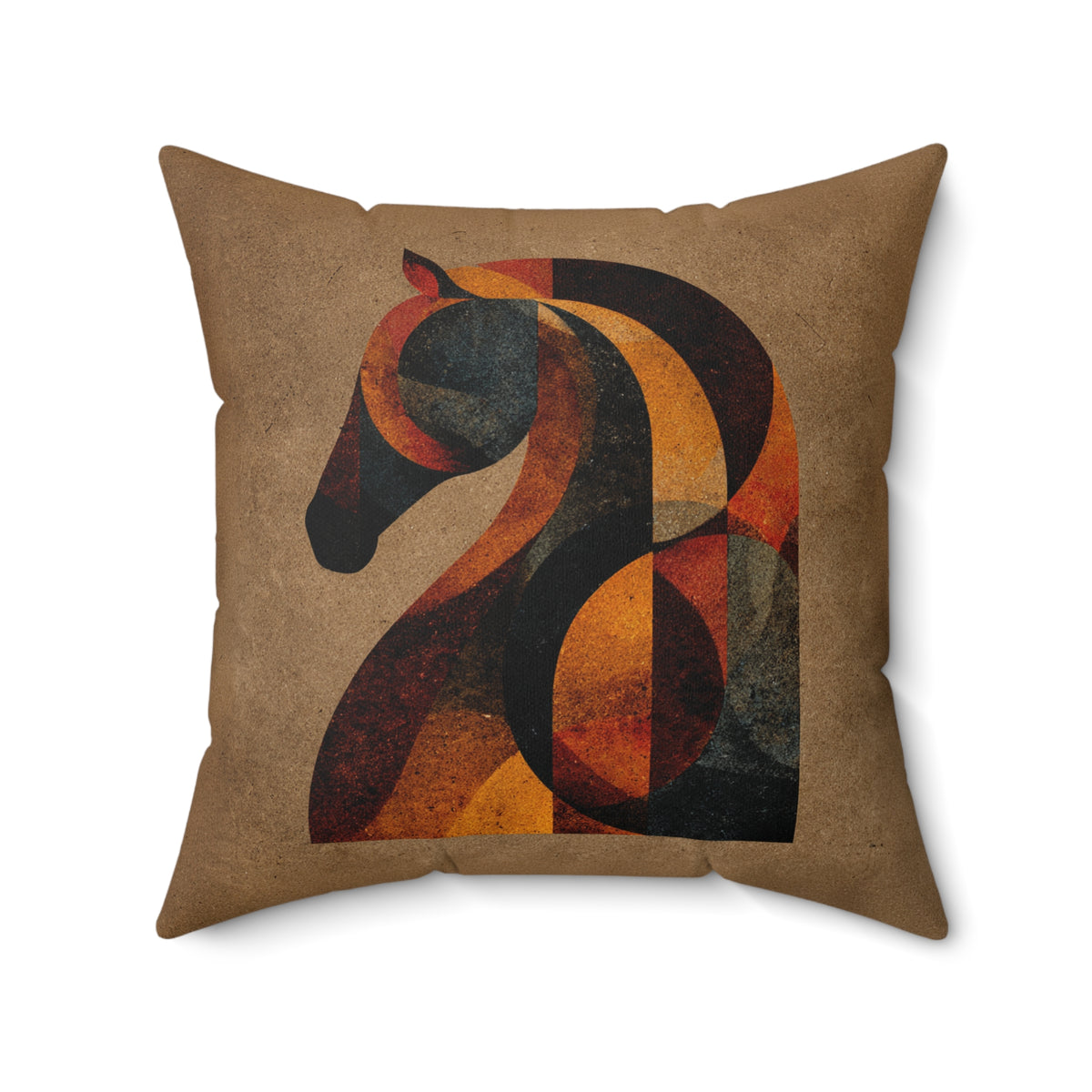 The Knight - Abstract Chess Decor Pillow