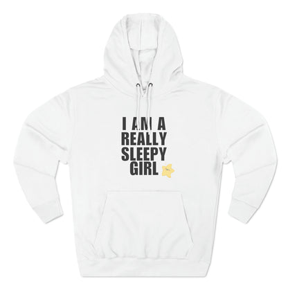 Really Sleepy Girl - Cute Premium Pullover Hoodie