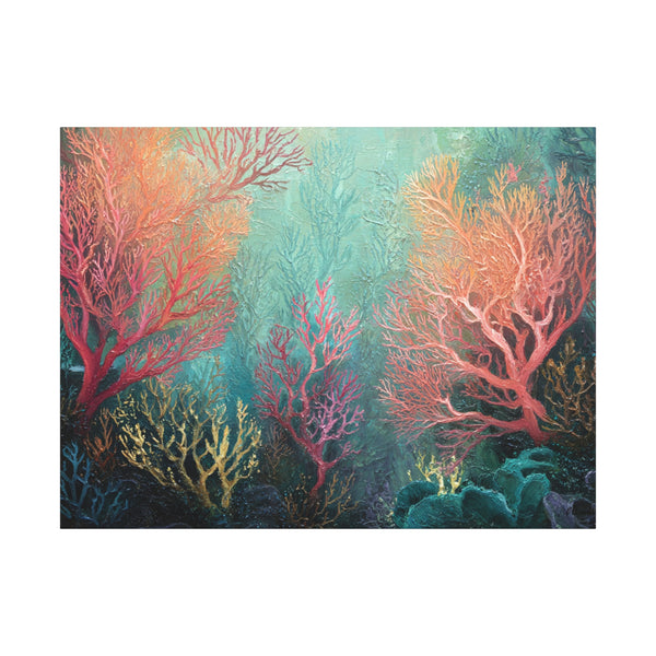 Rainbow Reef - Textured Undersea Wall Art