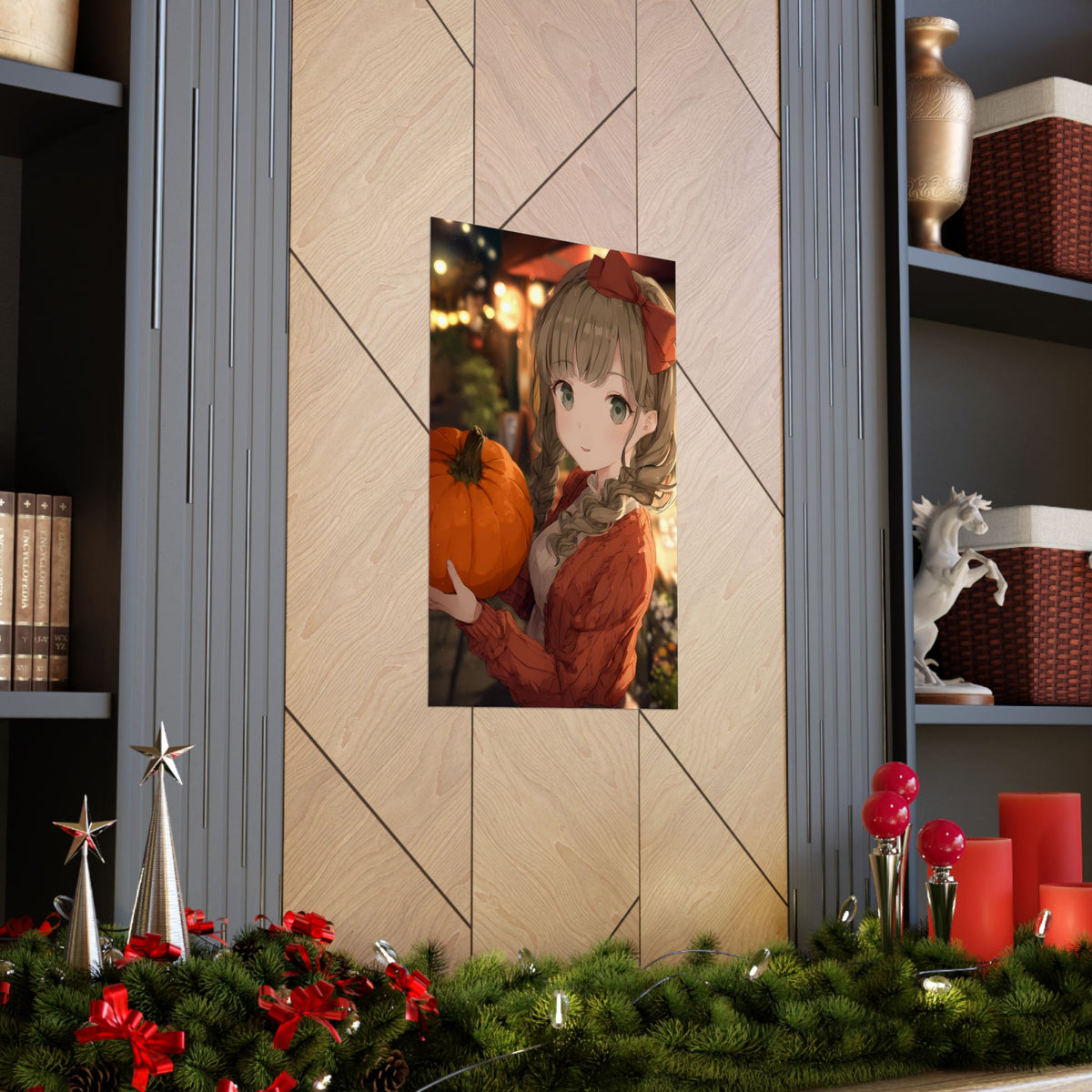 Fall Date - Anime Autumn Poster