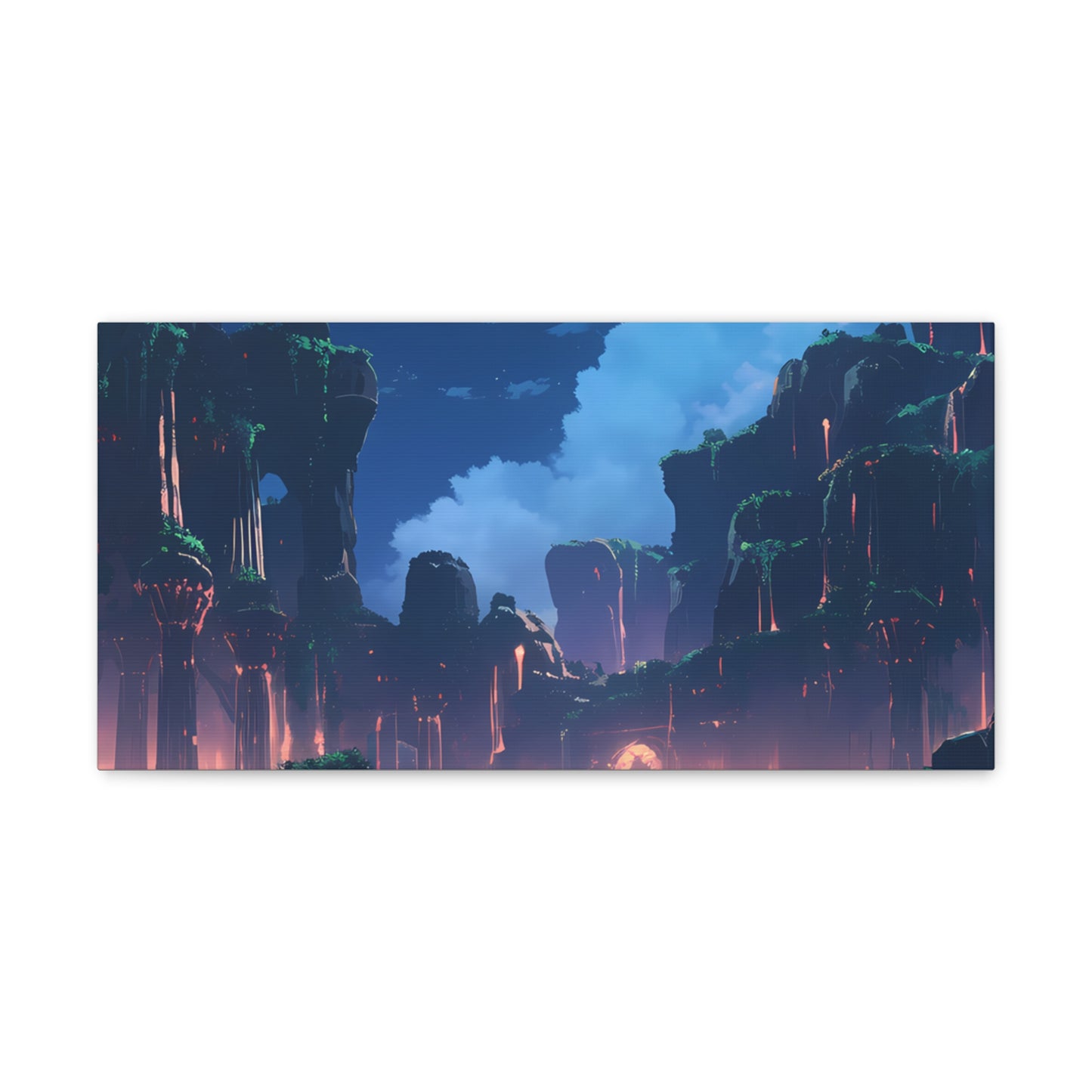 Night Magic - Anime Canvas Print