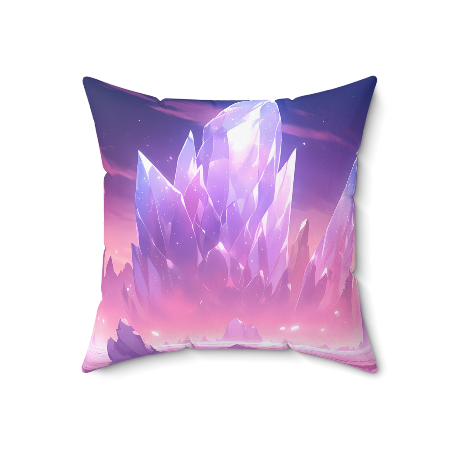 Ice Plains of Syraku - Anime Throw Pillow