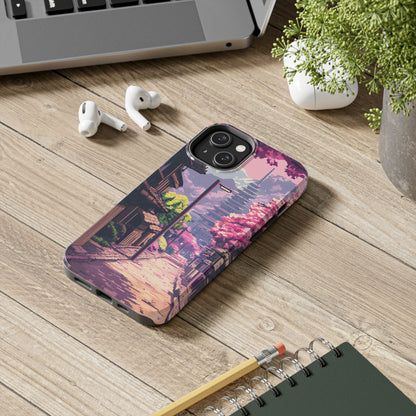 Temple Street - Anime Cherry Blossom Phone Case