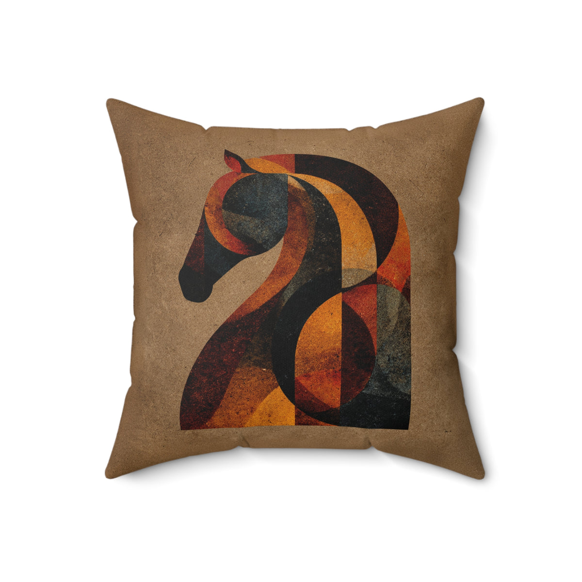 The Knight - Abstract Chess Decor Pillow