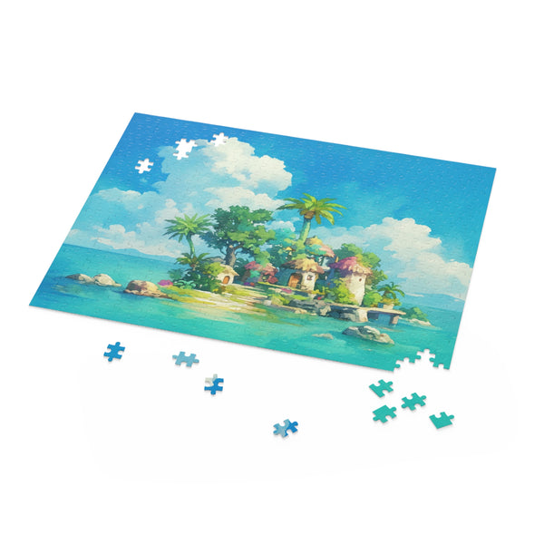 Tropical Sanctuary - Anime Summer Puzzle
