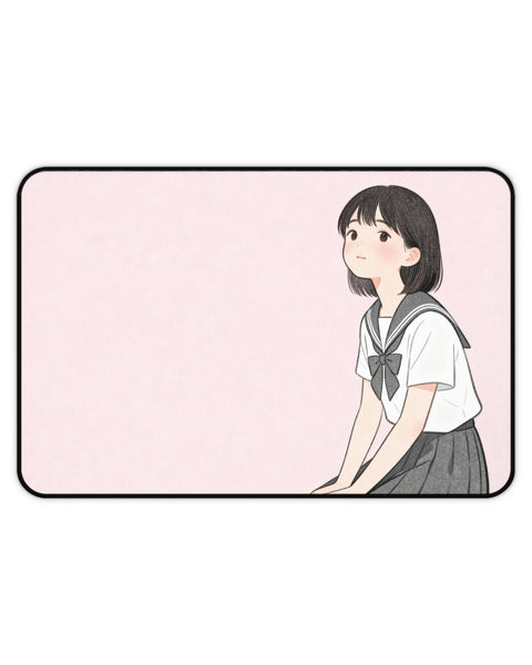 The Student - Cute Anime Japanese Desk Mat
