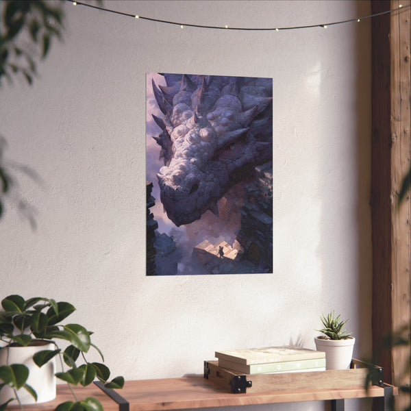 Cloud Sentry - Fantasy Dragon Poster