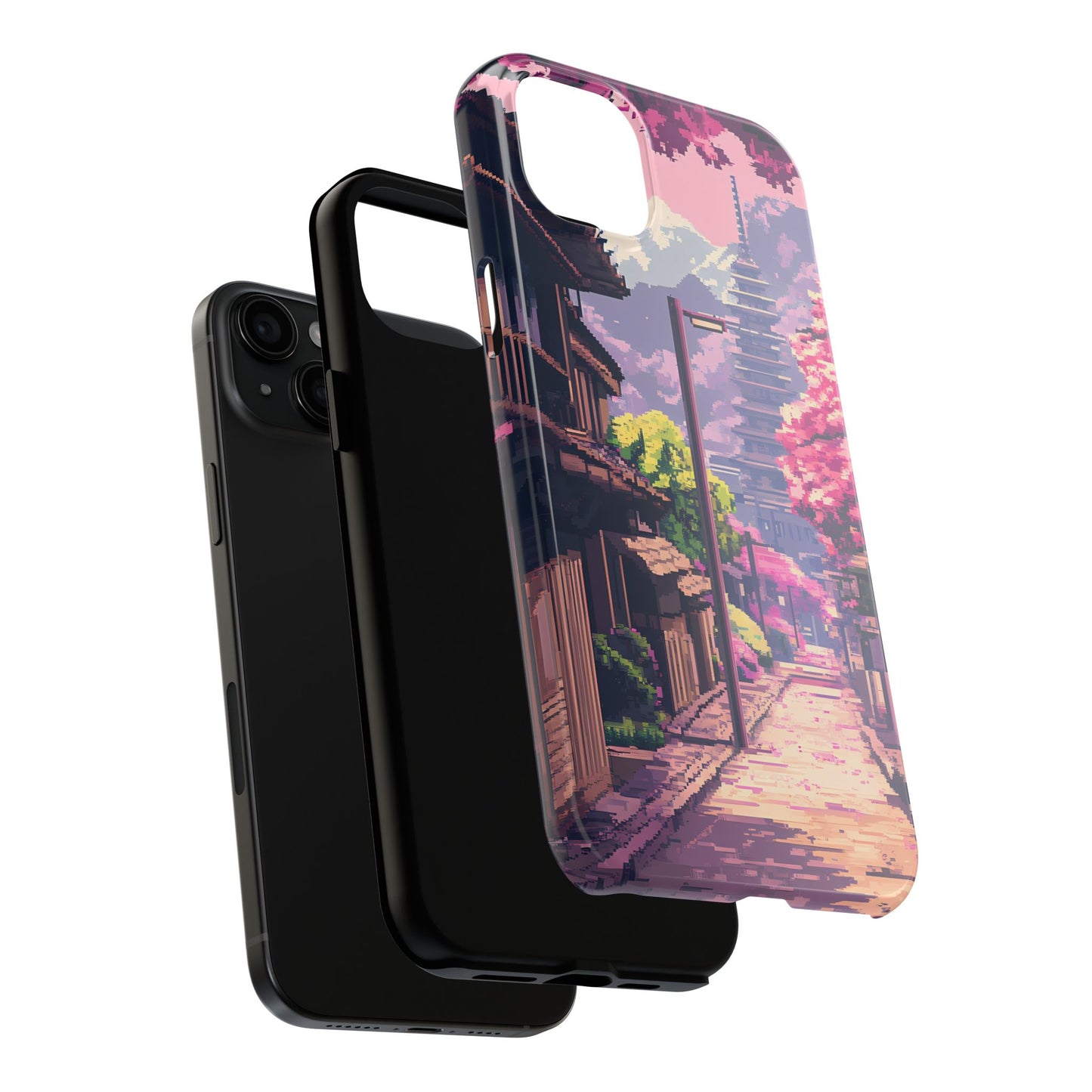 Temple Street - Anime Cherry Blossom Phone Case