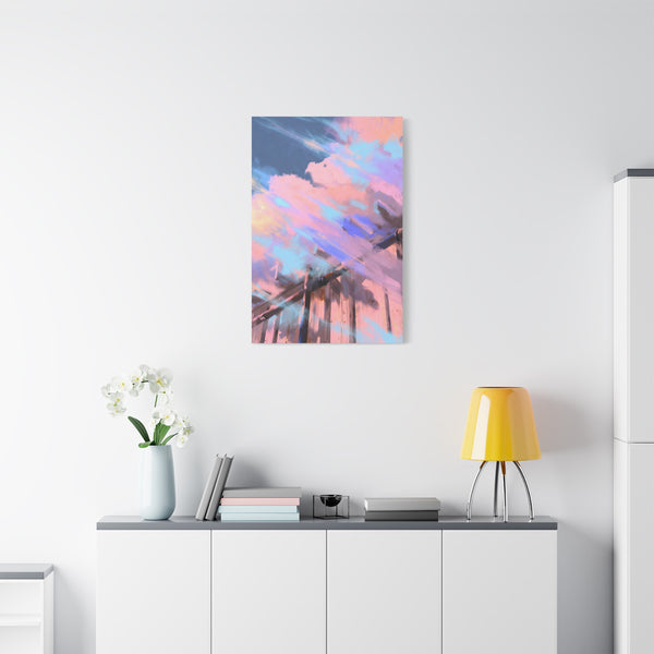 Crossing Over - Abstract Vertical Wall Art
