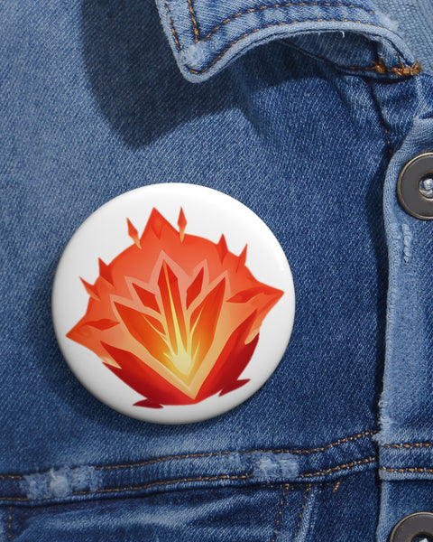 Earth Element Sigil - Button Pin