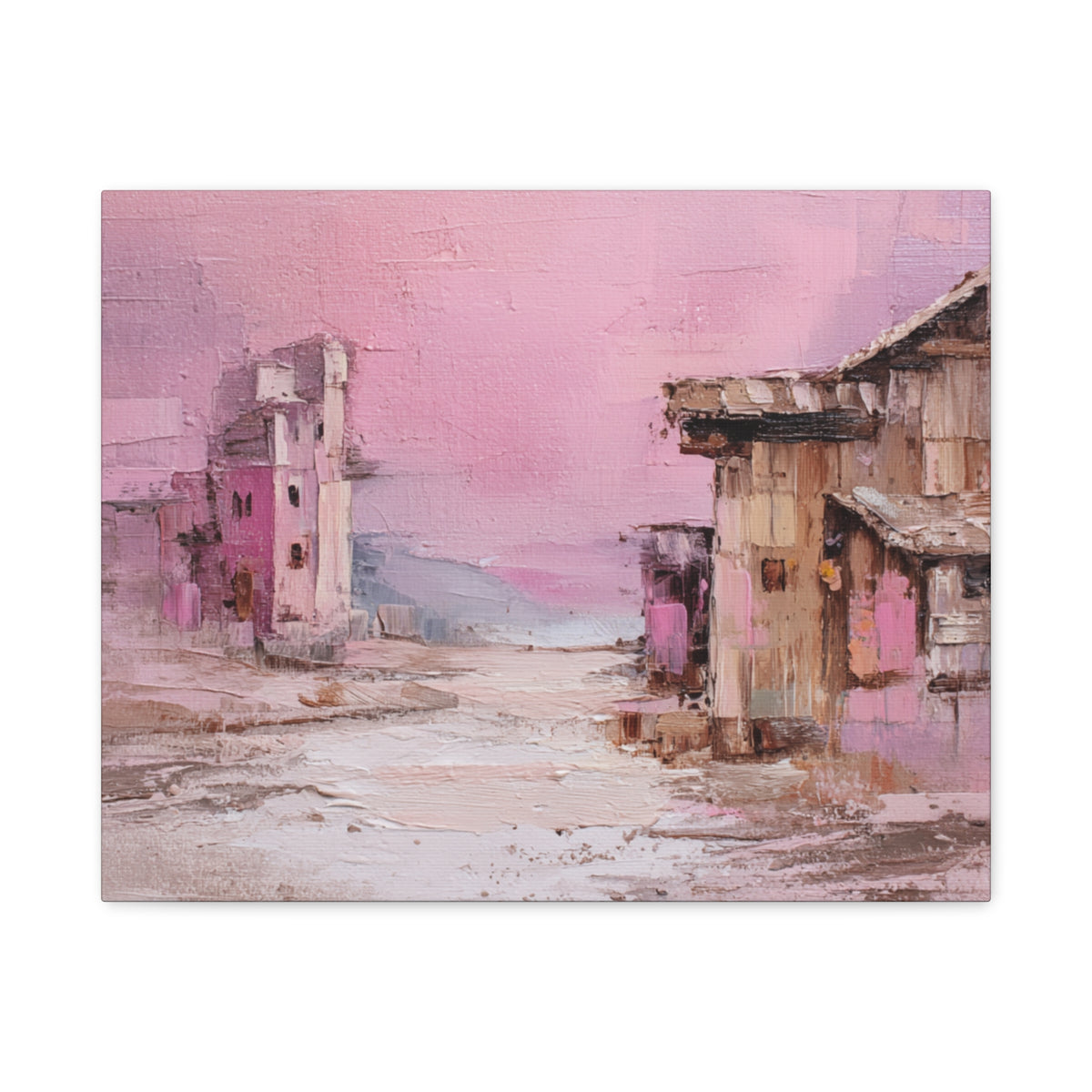 Desert Frontier - Abstract Pastel Wall Art