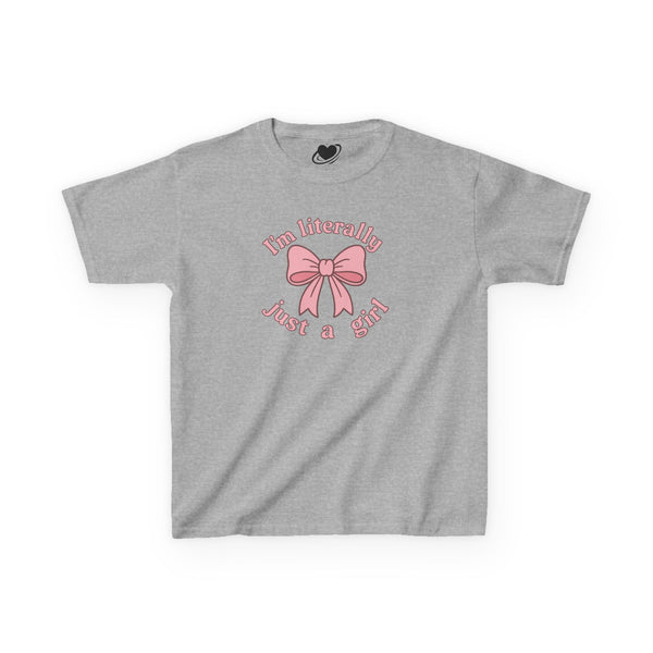 Literally Just a Girl Graphic Baby Tee