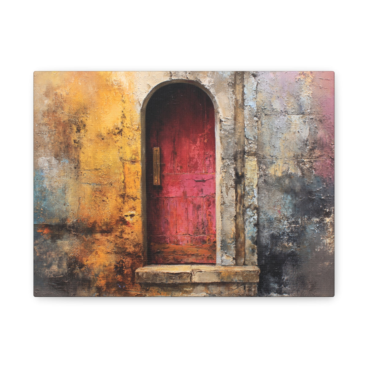 Old Entrance - Abstract Textured Wall Art