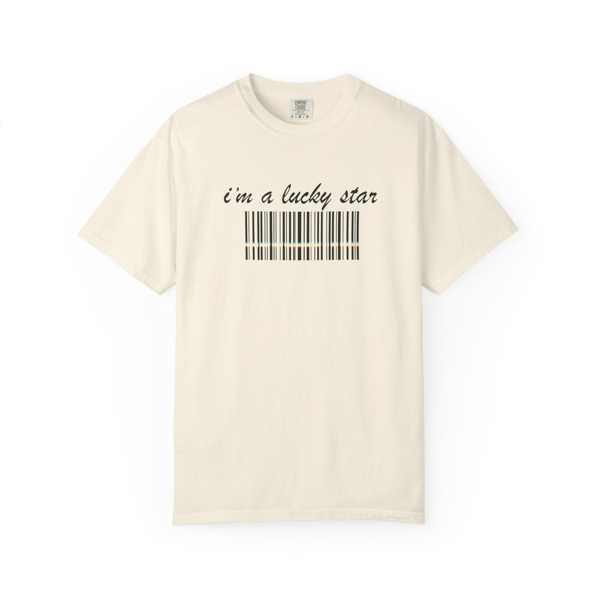 I'm a Lucky Star - Graphic Barcode T-Shirt