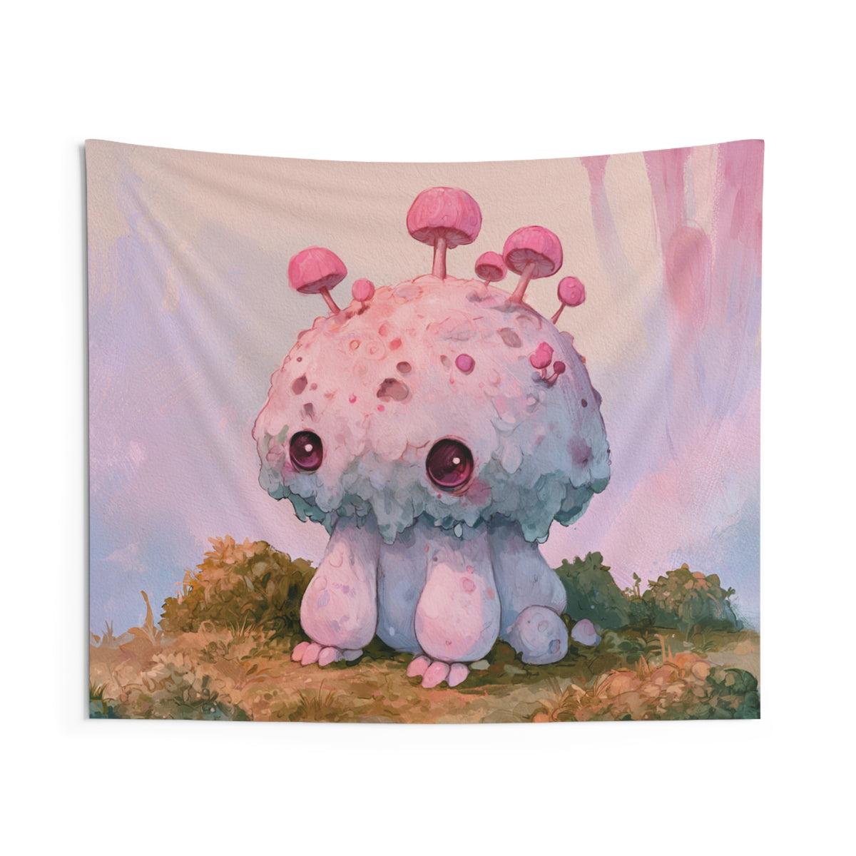 Creammold - Pastel Anime Fungi Tapestry