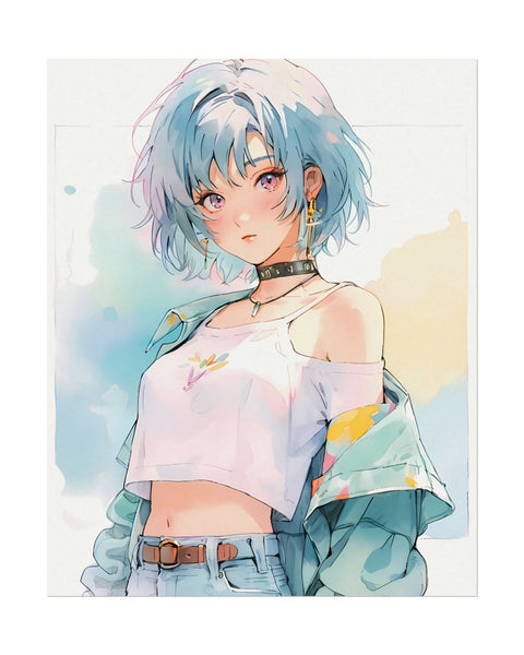 Calista Rainbow-Eyed Girl Anime Poster