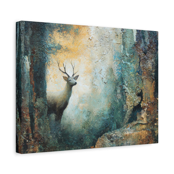 Emerging Buck - Textured Wall Art