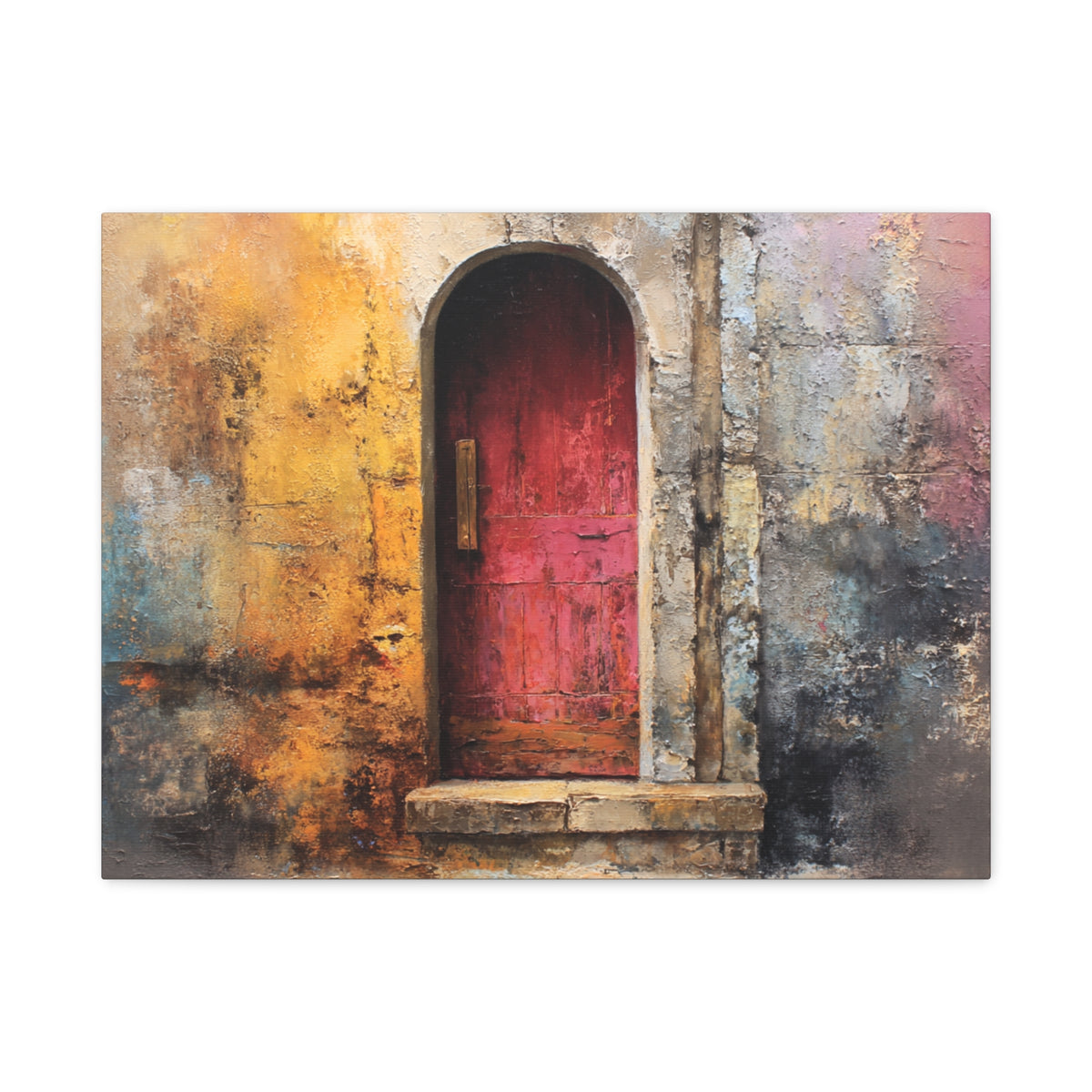Old Entrance - Abstract Textured Wall Art