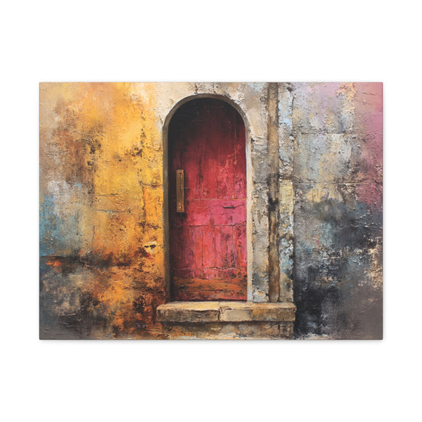 Old Entrance - Abstract Textured Wall Art