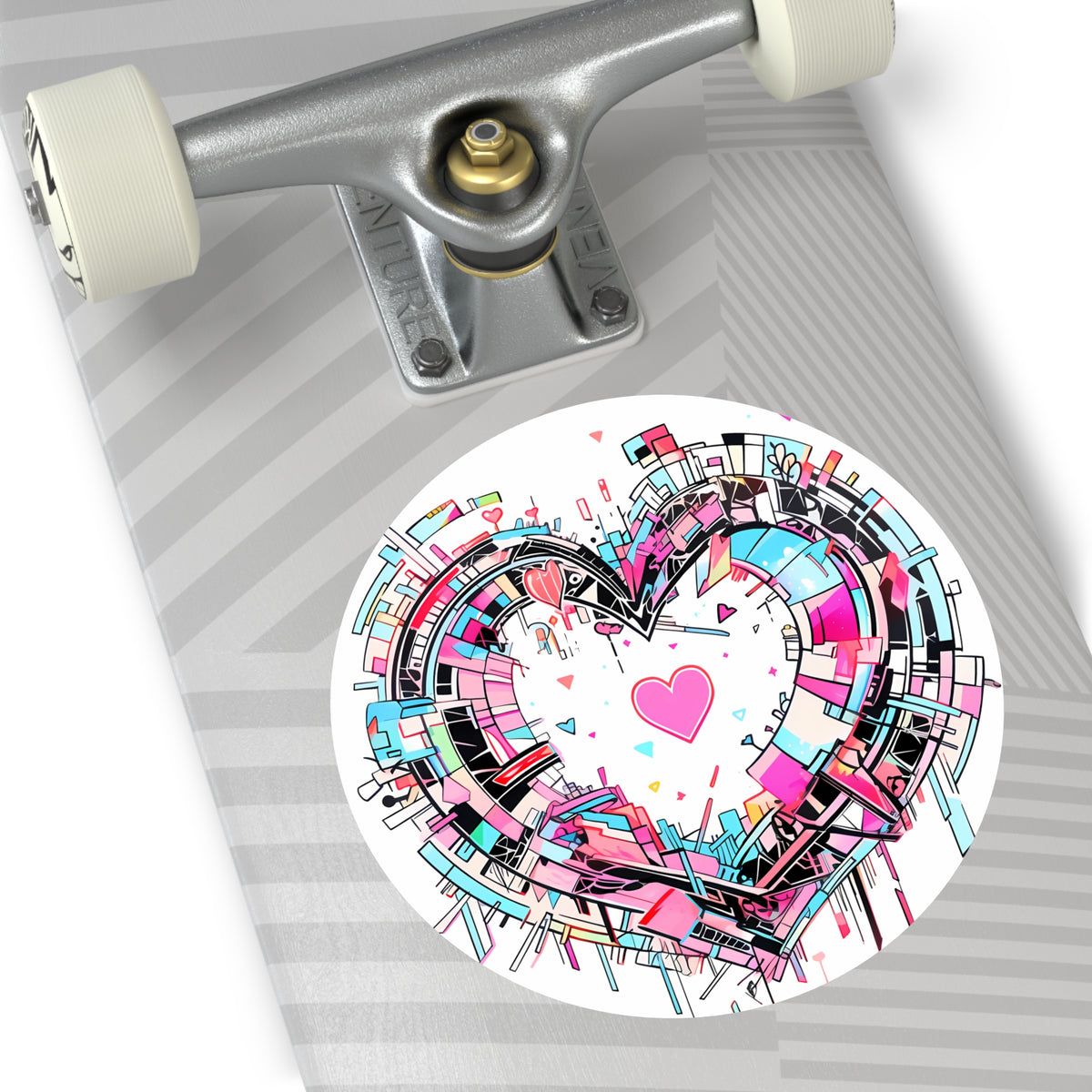 Discord of the Heart - Vinyl Laptop Sticker