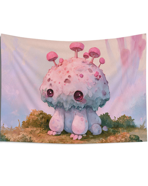 Creammold - Pastel Anime Fungi Tapestry