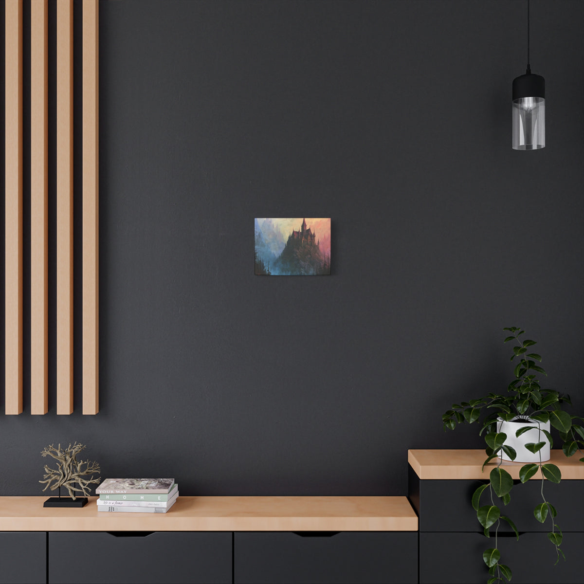 Pillar Keep - Textured Fantasy Wall Art