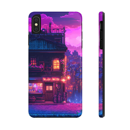 Zeke's Pub - Cyberpunk Pixel Art Phone Case