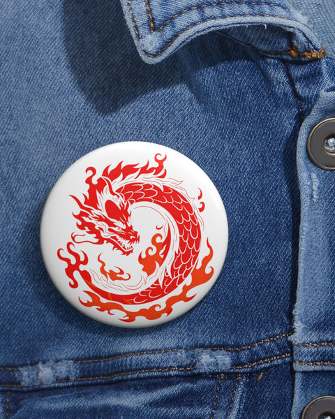 Red Dragon Clan - Anime Button Pin