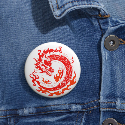 Red Dragon Clan - Anime Button Pin