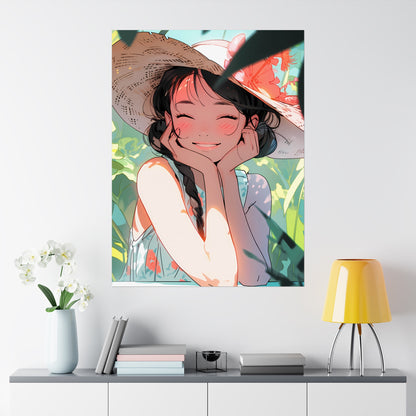 Summer Snapshot - Cute Anime Poster