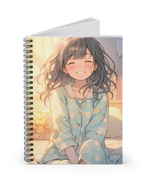 Good Morning - Anime Girl Notebook