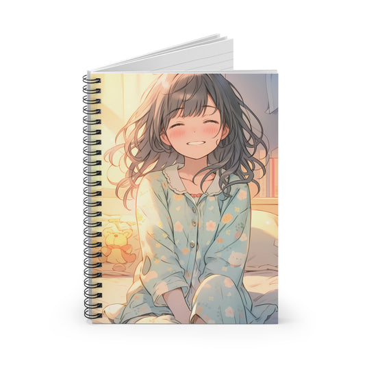 Good Morning - Anime Girl Notebook
