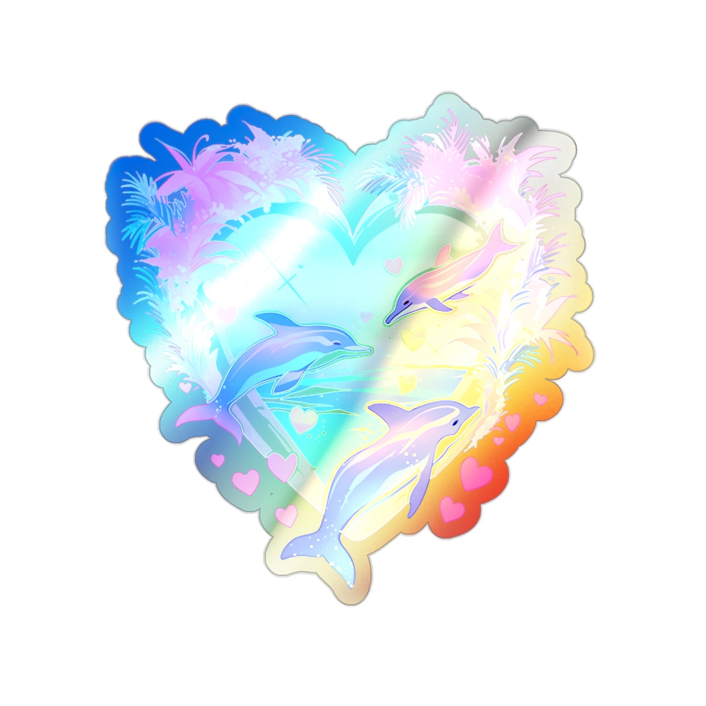 90's Summer Love - Cute Holographic Sticker