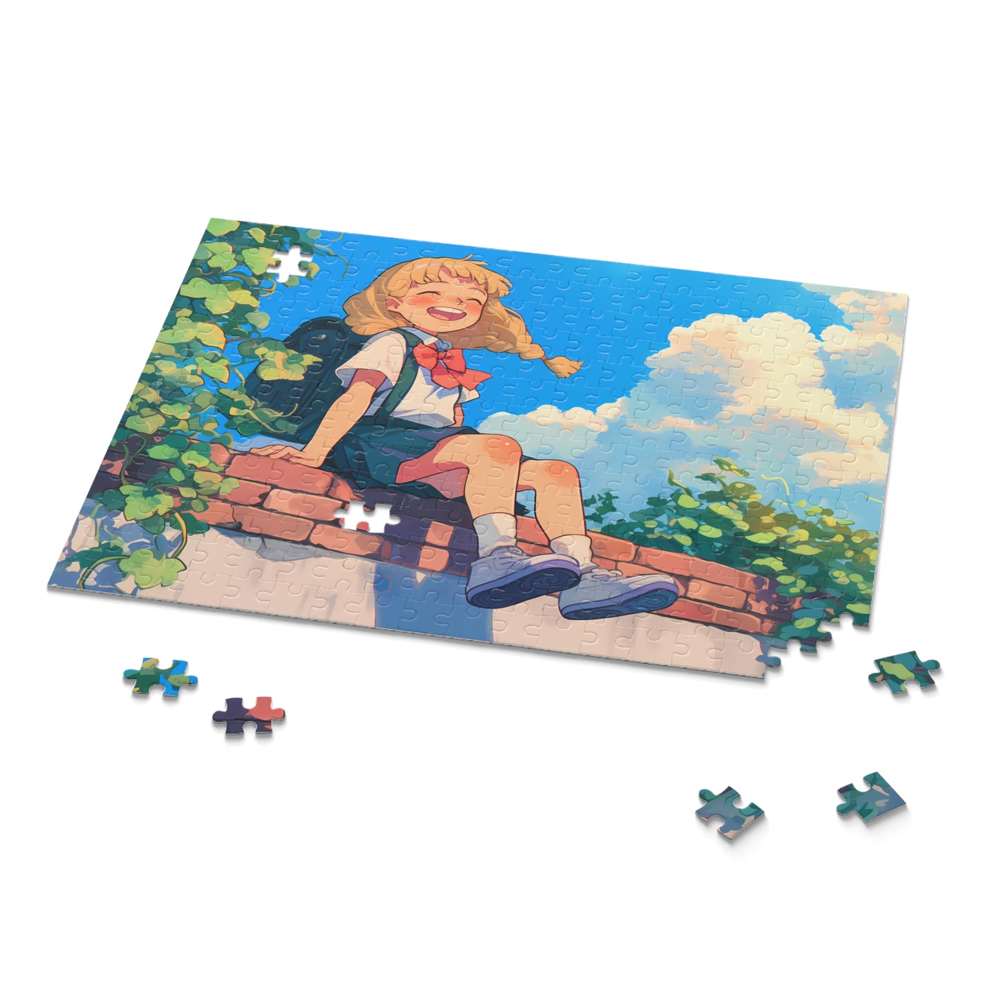 Last Day of School - Cute Anime Puzzle