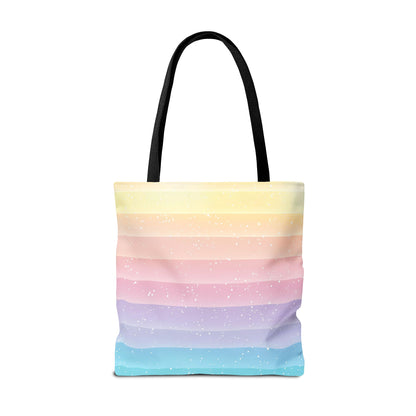 Sherbet Surge - Cute Rainbow Tote Bag