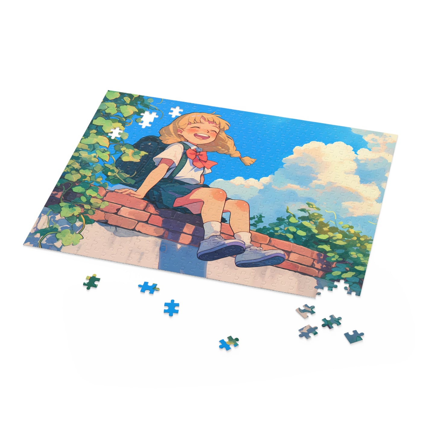 Last Day of School - Cute Anime Puzzle