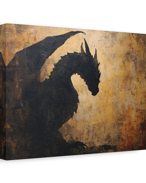 Elder Dragon - Textured Fantasy Wall Art