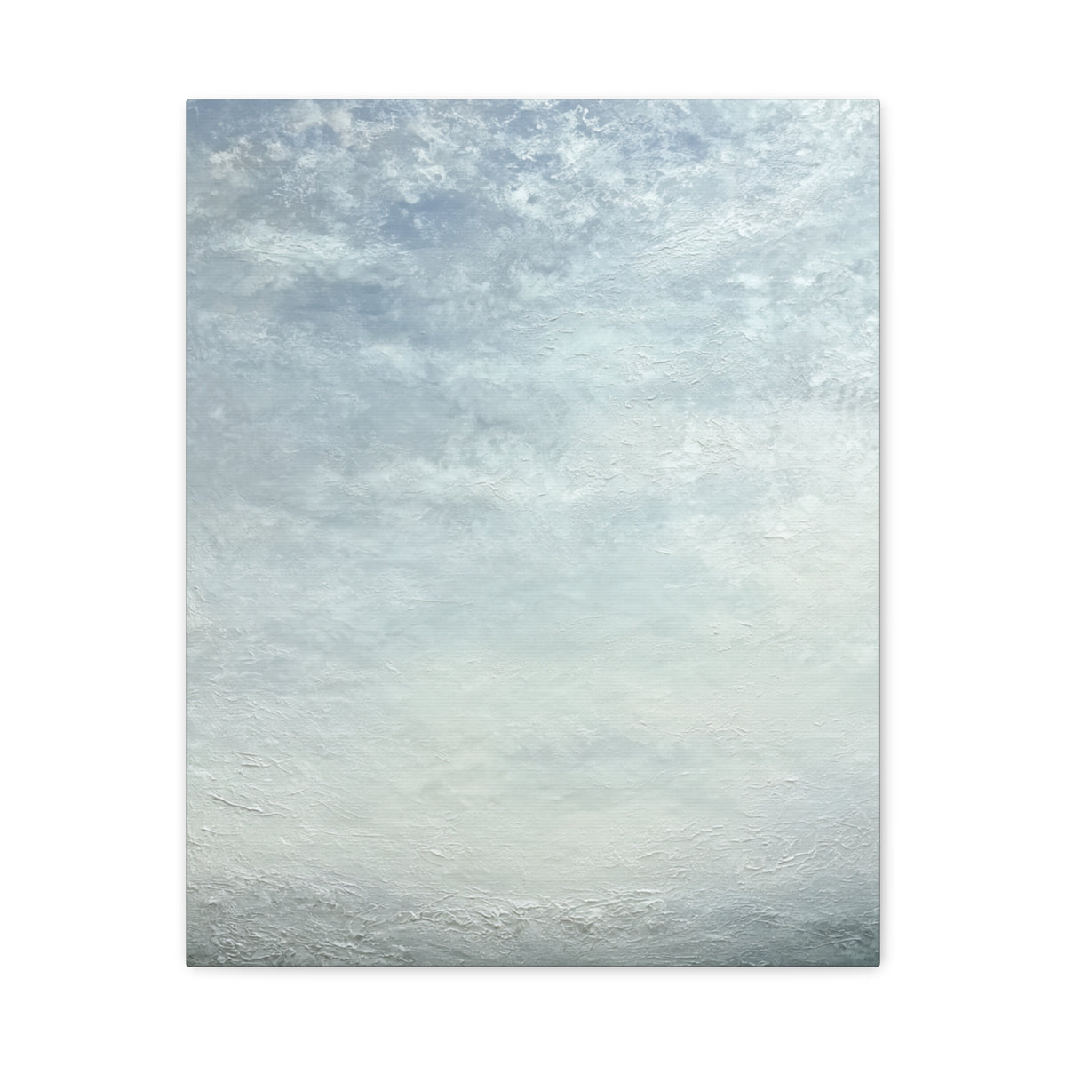 June Sky - Abstract Minimalist White Wall Art