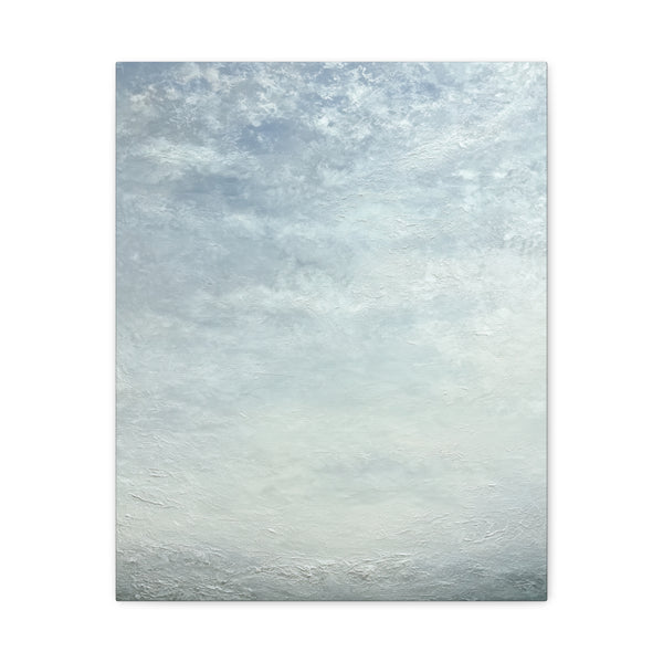 June Sky - Abstract Minimalist White Wall Art