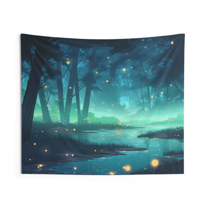 Light My Way - Aesthetic Anime Tapestry