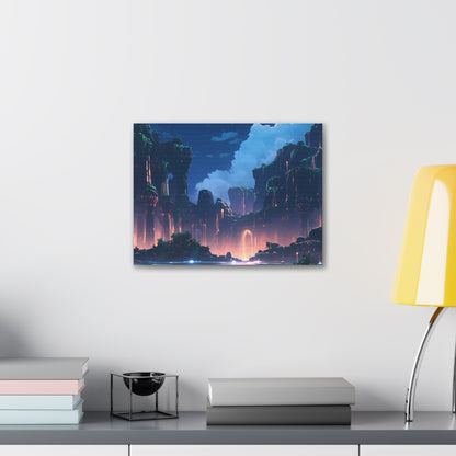 Night Magic - Anime Canvas Print