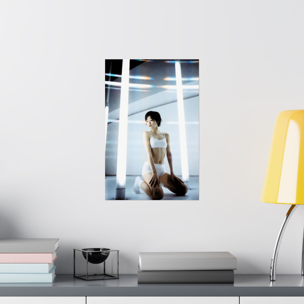 Light Chamber -  Dreamy 2000's Futurism Pinup Poster