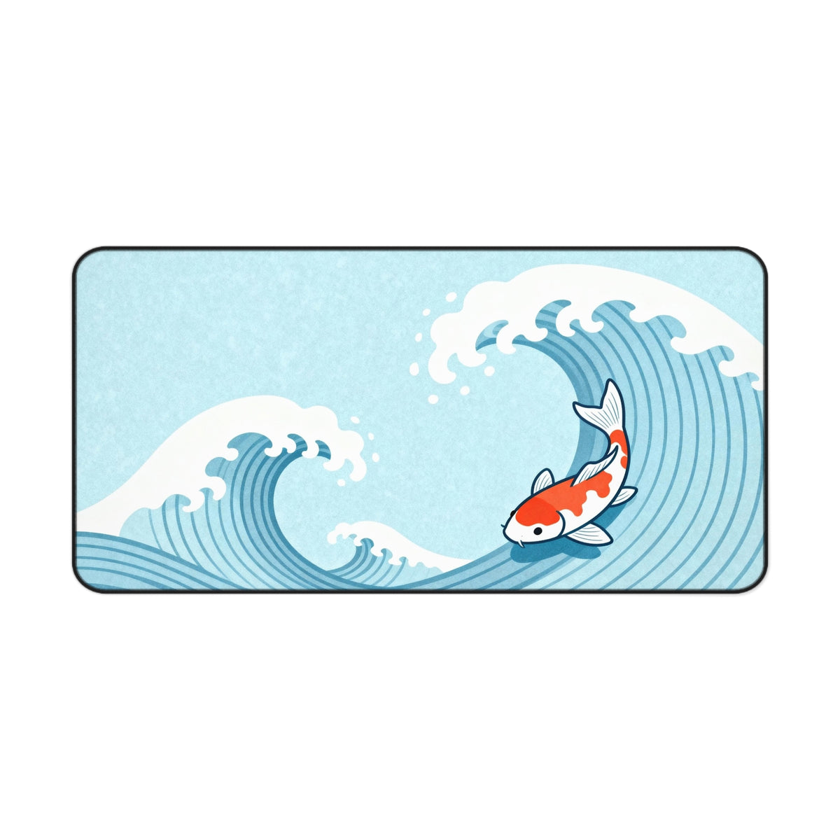 Koi Joy - Japanese Great Wave Desk Mat